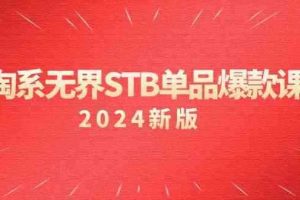 淘系无界STB单品爆款课（2024）付费带动免费的核心逻辑，关键词推广/精准人群的核心