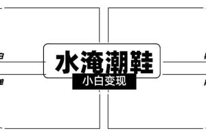 2024全新冷门水淹潮鞋无人直播玩法，小白也能轻松上手，打爆私域流量，轻松实现变现【揭秘】
