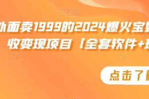 外面卖1999的2024爆火宝妈粉回收变现项目【全套软件+玩法】【揭秘】
