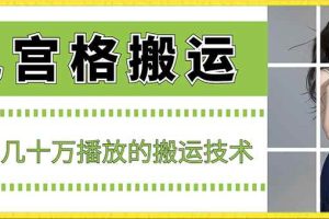 最新九宫格搬运，十秒一个作品，破了几十万播放的搬运技术【揭秘】