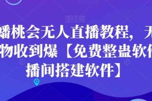 天庭蟠桃会无人直播教程，无人值守礼物收到爆【免费整蛊软件+直播间搭建软件】