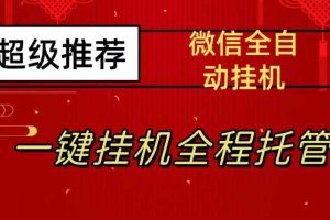 最新微信挂机躺赚项目，每天日入20—50，微信越多收入越多【揭秘】