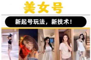 2023抖音快手短视频美女号课程制作玩法教程，美女号搬运新起号玩法，新技术（素材+教程）