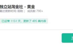 1亿美金站长阿发独立站淘金社，Facebook投放和独立站方面的知识和实操经验