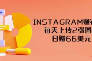 INSTAGRAM赚钱方法：每天上传2张图片，日赚66美元（视频教程）