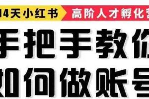14天手把手教你如何做小红书账号，轻松靠小红书月赚10000+