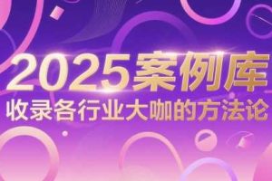 2025案例库，收录各行业大咖的方法论