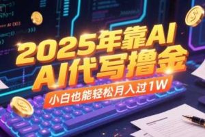 2025年靠AI代写撸金,小白也能轻松月入过1W