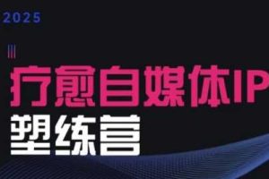 2025治愈自媒体IP训练营，专为疗愈领域从业者打造