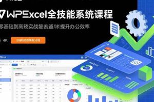 （15873期）WPS Excel全技能系统课程：从零基础到高阶实战全覆盖，全面提升办公效率