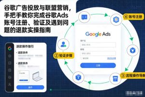 谷歌广告投放与联盟营销，手把手教你完成谷歌Ads账号注册、验证及遇到问题的退款实操指南