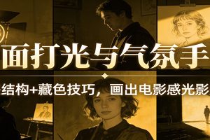 画面打光与气氛手册:光感结构+藏色技巧,画出电影感光影效果