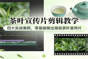 茶叶宣传片剪辑教学:四大实战案例,零基础做出高级茶叶宣传片