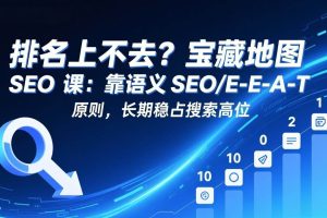 (17460期)排名上不去?宝藏地图 SEO 课:靠语义 SEO+E-E-A-T 原则,长期稳占搜索高位
