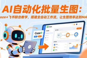 (17575期)AI自动化批量生图:Coze+飞书联合教学,搭建全自动工作流,让生图效率达到MAX