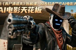 AI短片《丧尸清道夫》拆解课,10天打造国产AI电影天花板