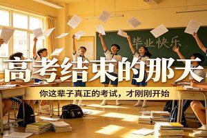 公众号付费文章《高考结束的那天,你这辈子真正的考试,才刚刚开始》
