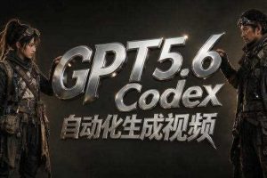 GPT5.6+Codex自动化生成视频全流程实战，从提示词设计、角色设定、封面海报，到视频生成思路与自动化工作流