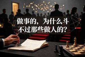 (19414期)付费文章:做事的,为什么斗不过那些做人的?