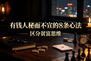 (19413期)付费文章:有钱人秘而不宣的8条心法|区分贫富思维