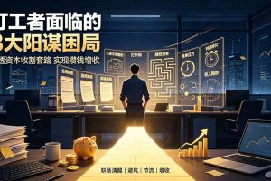 (19448期)付费文章:打工者面临的8大阳谋困局,看透资本收割套路实现攒钱增收