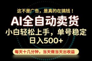 这不是广告，是真的在搞钱！当天做，当天变现，单号日入稳定500+，长期稳定可做！【揭秘】