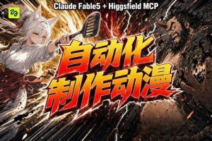 （19477期）AI自动化动漫制作！Claude Fable 5接入Higgsfield MCP，直接生成完整创意内容