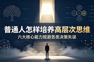 (19479期)付费文章:普通人怎样培养高层次思维,六大核心能力规避各类决策失误