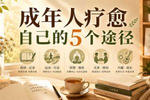 付费文章：成年人疗愈自己的5个途径