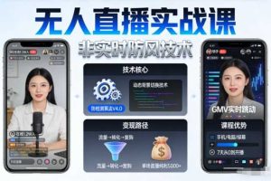 宝子哥无人直播实战课，非实时防风技术，聚焦抖音快手等平台直播带货，轻松开启直播变现之路（更新2026年07月24日）