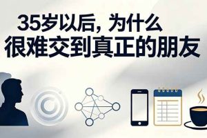 (19531期)付费文章:35岁以后,为什么很难交到真正的朋友