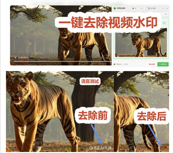 太香了!这款千问视频/图片去水印神器,一键搞定烦人水印,本地完全免费,浏览器拓展插件