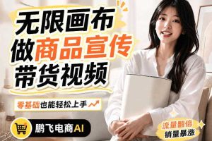 不用模特不用拍，AI生成电商带货视频｜无限画布从0到1搭建教程，全程实操演示，新手也能跟着落地
