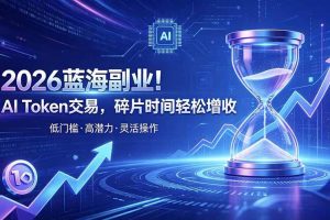（19997期）AI Token算力赛道！普通人可入局的数字副业