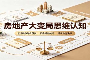 房地产大变局思维认知：读懂楼市时代巨变，卖房博弈技巧，理性购房决策